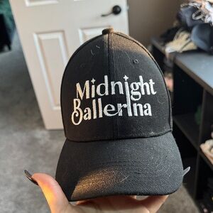 Black Midnight Ballerina Cap